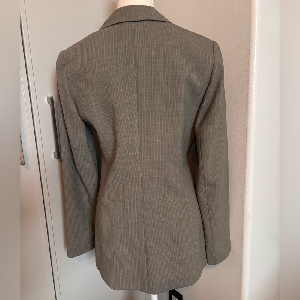 Classic Women's Gray Ross Mayer 100% Wool Blazer - Picture 10 of 10